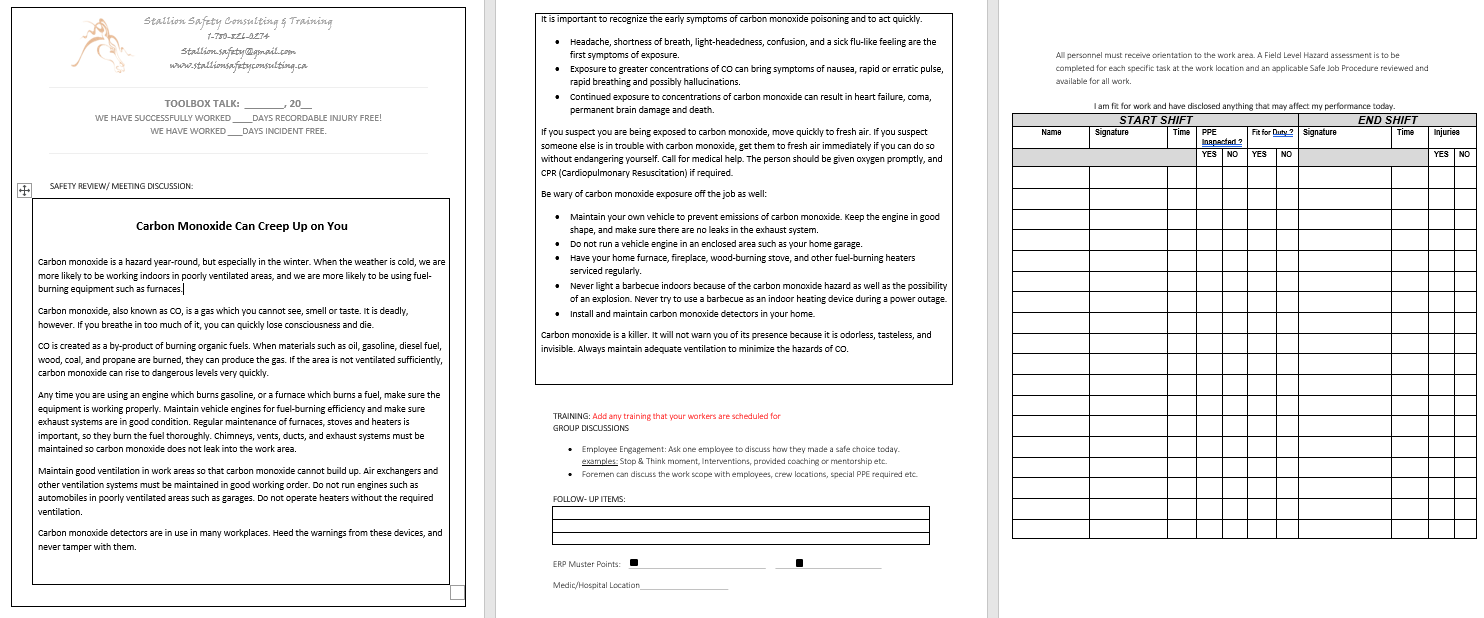 Carbon Monoxide Can Creep Up on You