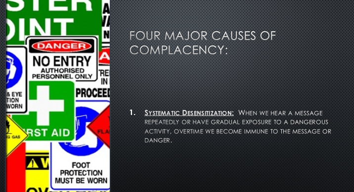 Complacency Safety Meeting