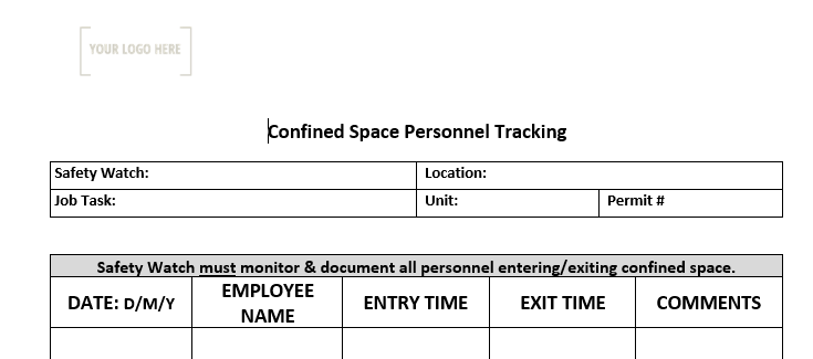 Confined Space Code of Practice