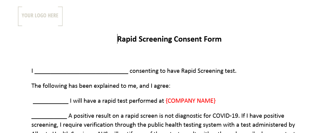 Rapid Asymptomatic COVID-19 Screening Program