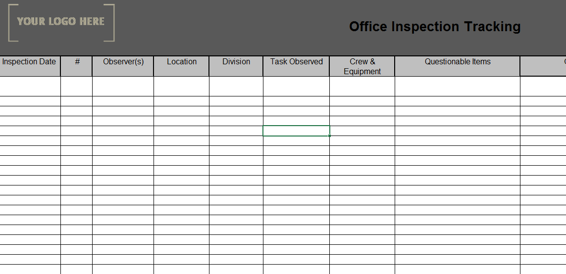 Job Site Inspection Tracker