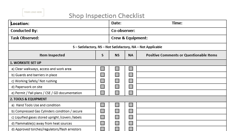 Inspection Package