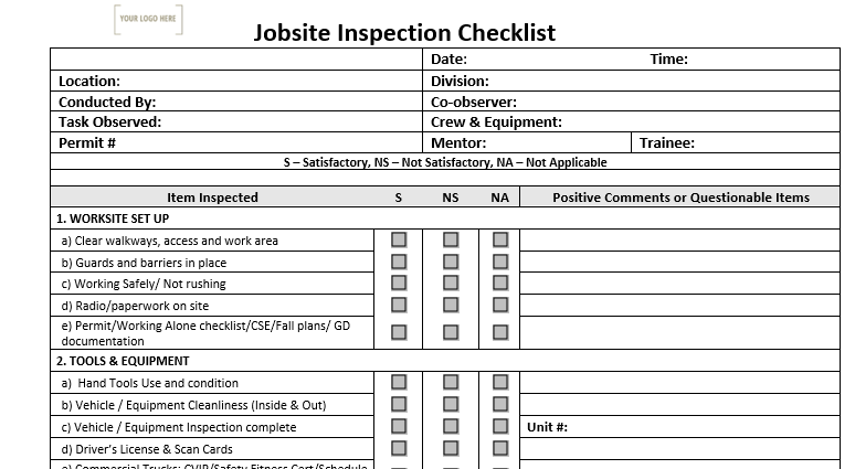 Inspection Package