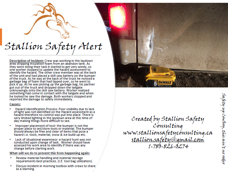 Damage to Rechargeable Battery & Tailgate