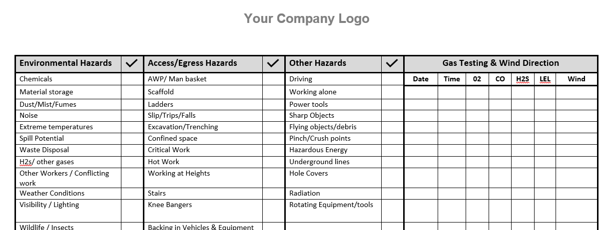 HydroVac Operations Safe Job Procedure