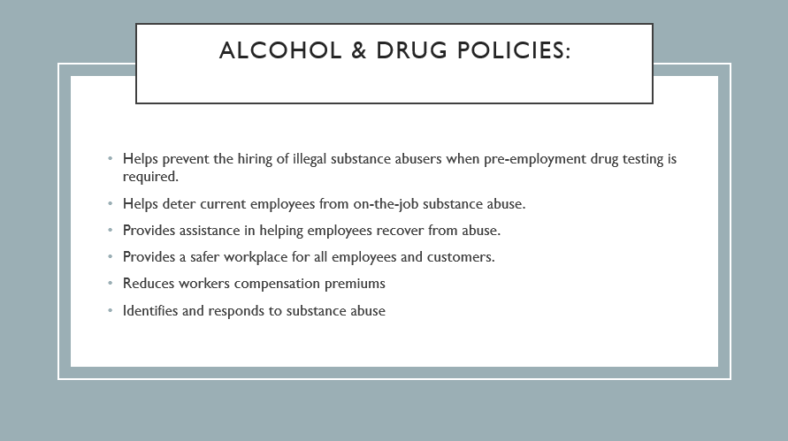 Supervisor Alcohol & Drug Training