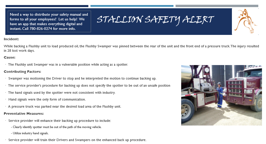 Vehicle Backing Hand Signals