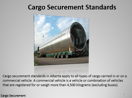 Commercial Vehicles Cargo Securement