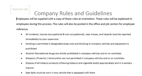 Rules and Guidelines – Stallion Safety, Training