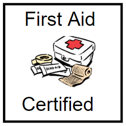 First Aid Certified - Hard Hat Sticker