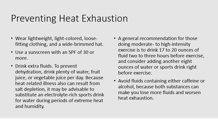 Heat Exposure