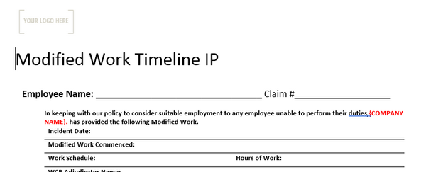 Modified Work Timeline – Stallion Safety, Training