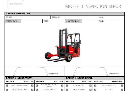 Moffett Pre Use Inspection