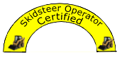 Skidsteer Operator Certified - Hard Hat Sticker