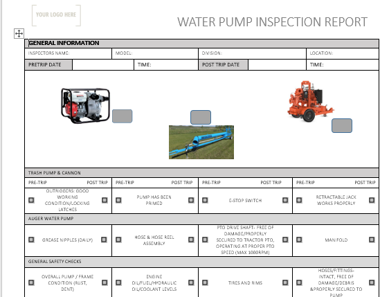 Water Pump Inspection – Stallion Safety, Training